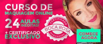 Capa de Download Curso Maquiagem Profissional Boca Rosa: Baixe Já!