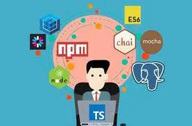 Capa de Baixar Curso TypeScript, Node, ES6 e Postgres do Zero