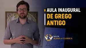 Capa de Curso Grego Antigo Schola Clássica: Baixar Agora!