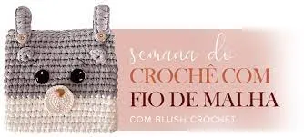Capa de Curso de Crochê Fio de Malha Blush Crochet: Baixar Agora