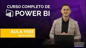 Capa de Baixar Power BI com Leonardo Karpinski: Curso Completo