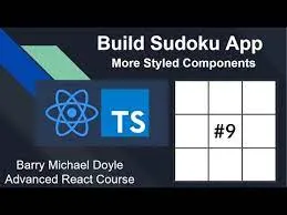 Capa de Baixar Curso React, TypeScript, Redux com Barry Michael Doyle