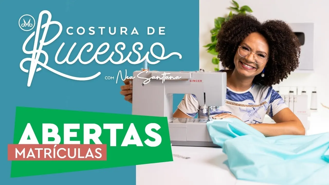 Capa de Costura de Sucesso Nea Santtana: Baixar Curso Completo!