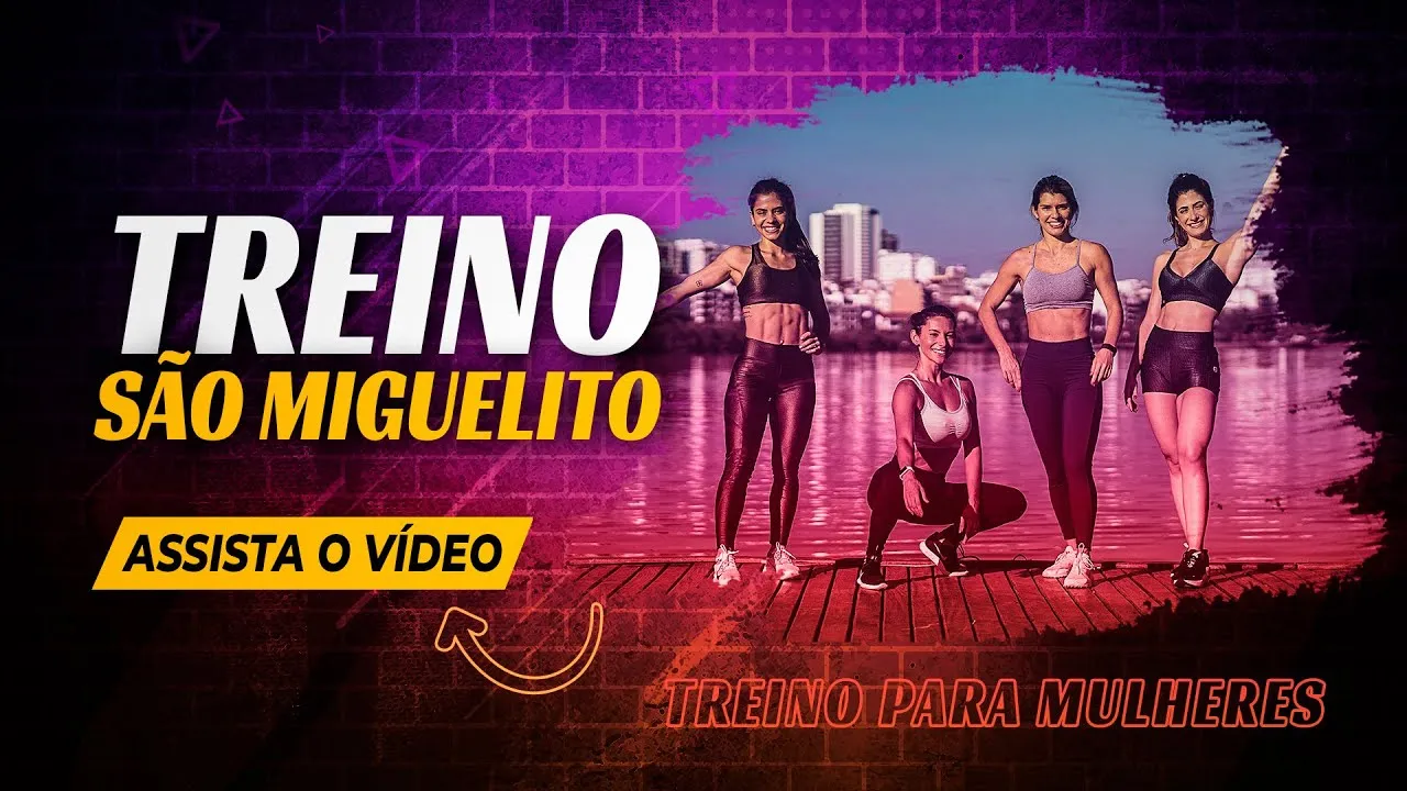 Capa de TREINO SÃOMIGUELITO: Baixar Agora o Método Completo para Mulheres