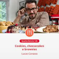 Capa de Lucas Corazza: Baixar Cookies, Cheesecakes e Brownies em HD