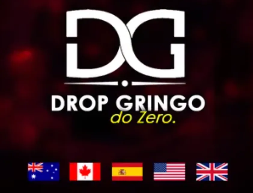 Capa de Drop Gringo Luciano Galhardo: Baixar Curso Completo Agora!