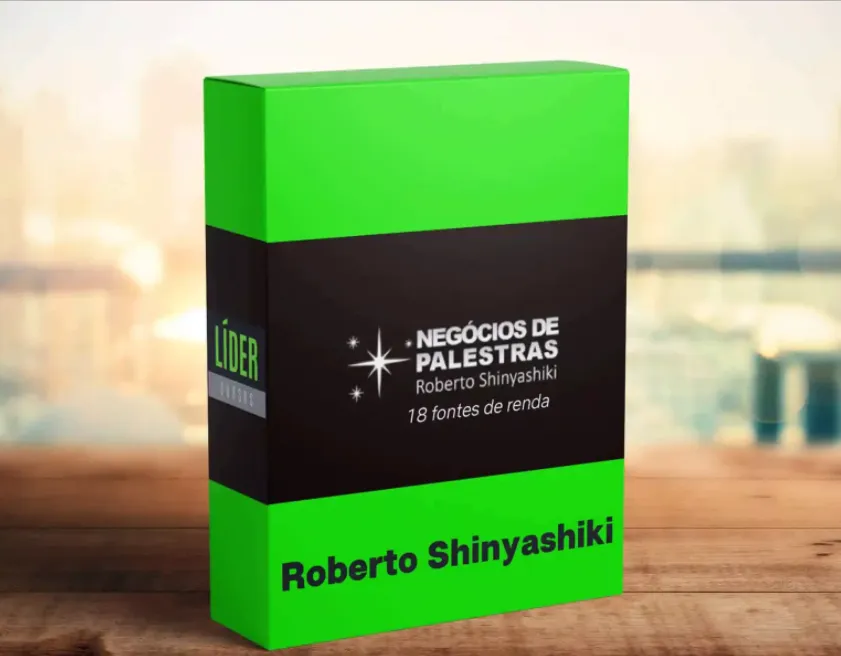 Capa de Curso Negócios de Palestras: Baixe o Método Roberto Shinyashiki