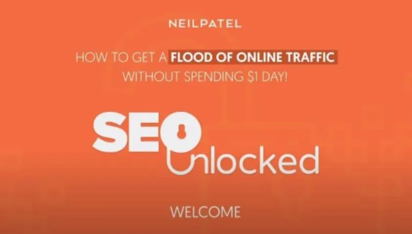 Capa de Baixar Curso SEO Unlocked Neil Patel: Domine o Google!