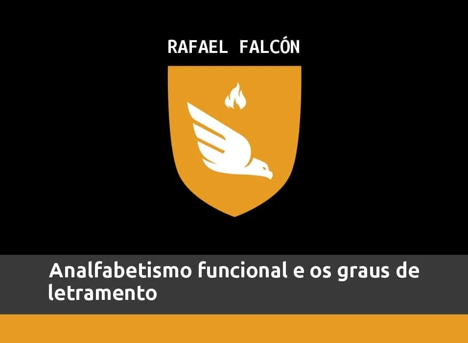 Capa de Baixar Curso Analfabetismo Funcional Rafael Falcón Completo