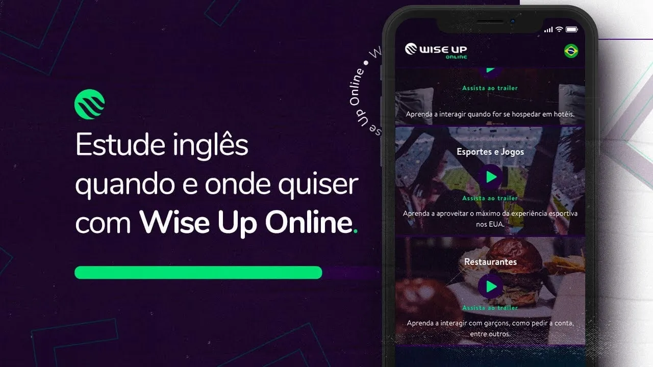 Capa de Download Inglês WISE UP Online: Acelere seu Aprendizado