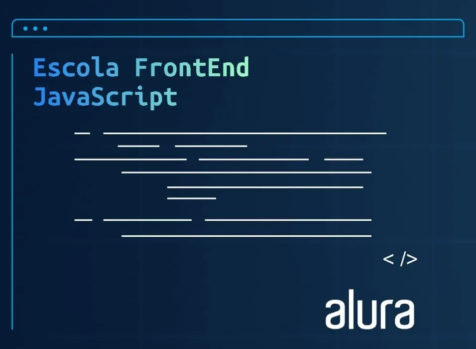 Capa de Baixar Escola Front-End JavaScript Alura: Download Completo 2024