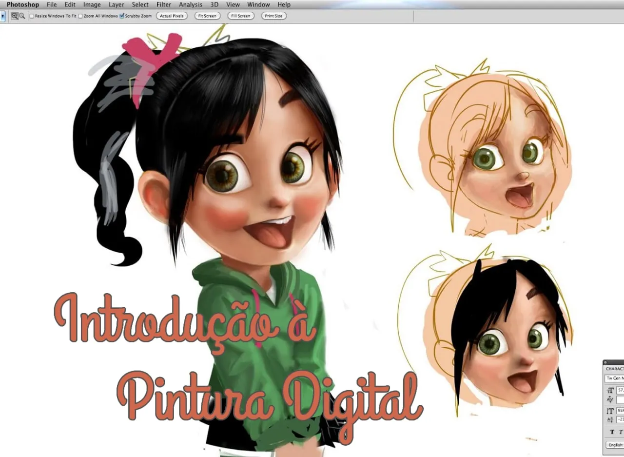 Capa de Pintura Digital Guilherme Gusmão: Baixar Curso Completo Agora!