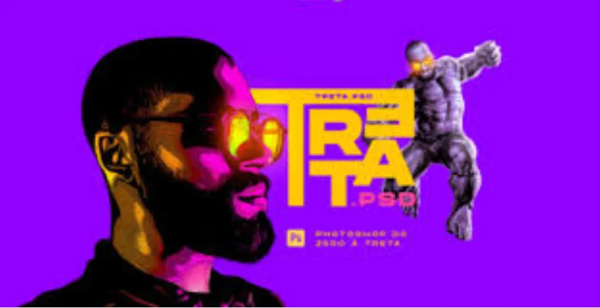 Capa de TRETA.PSD Tales Ramiro: Baixar Curso Photoshop Avançado Completo