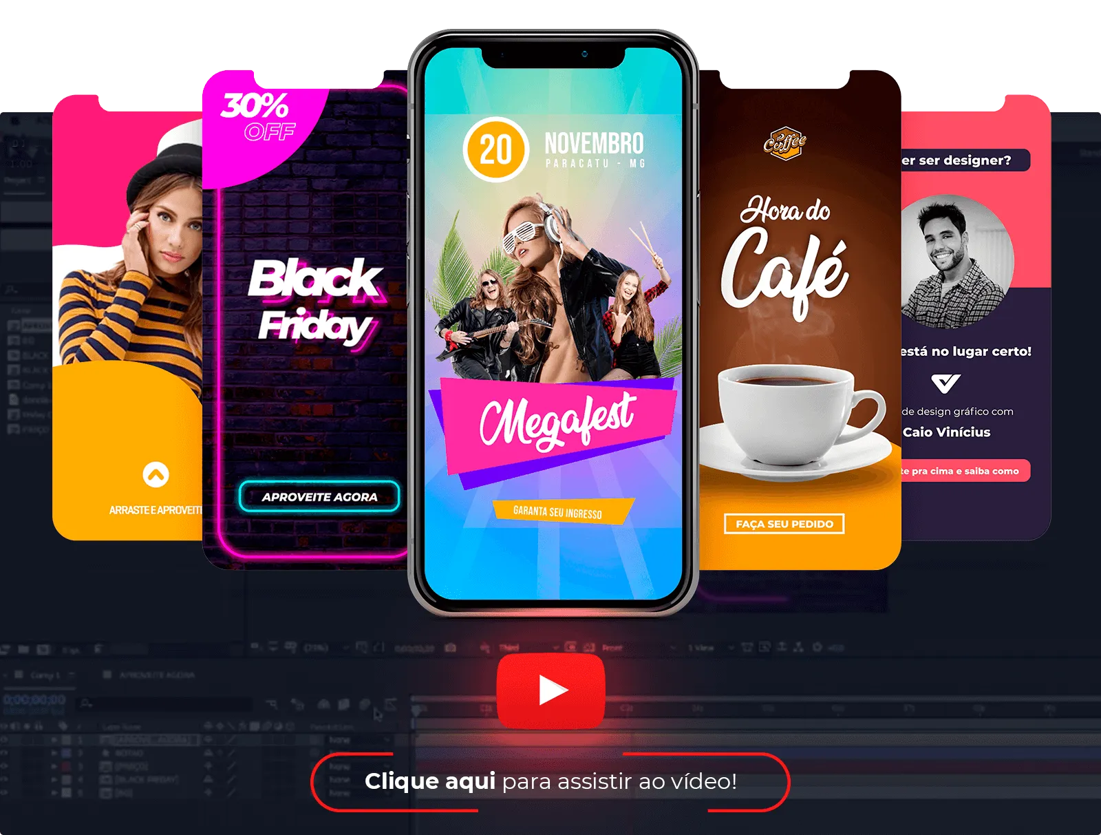 Capa de Stories Animados Caio Vinicius: Baixar Curso Completo Agora
