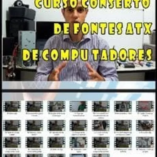 Capa de Download Curso Conserto Fontes ATX André Cisp: Lucratividade Garantida