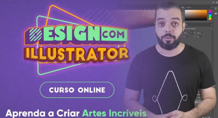 Capa de Baixar Curso Illustrator Viana Patricio: Crie Artes Incríveis