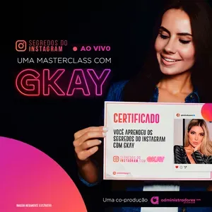 Capa de Baixar Curso GKAY: Segredos do Instagram Desvendados em Download