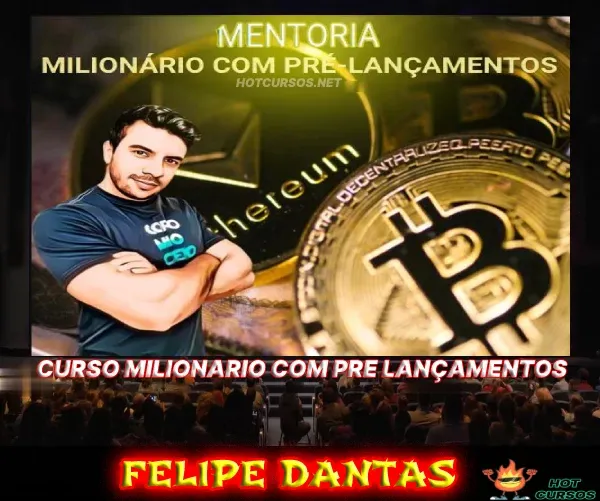 Capa de Baixar Curso Felipe Dantas: Milionário com Pré-Lançamentos Agora!