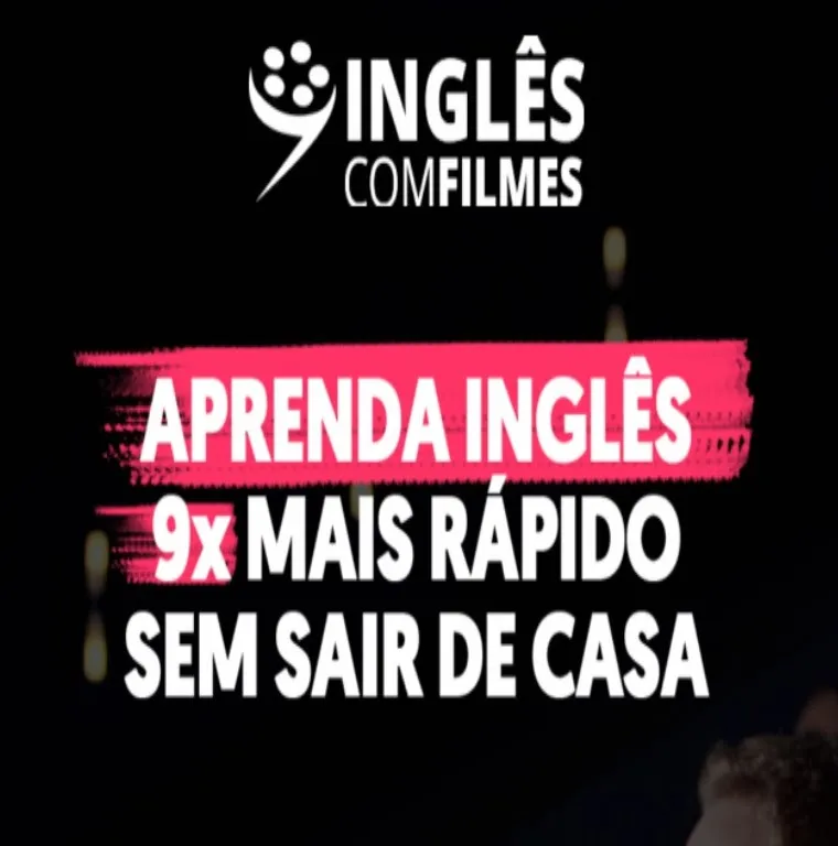 Capa de Método Inglês com Filmes: Baixar Curso Completo e Aulas