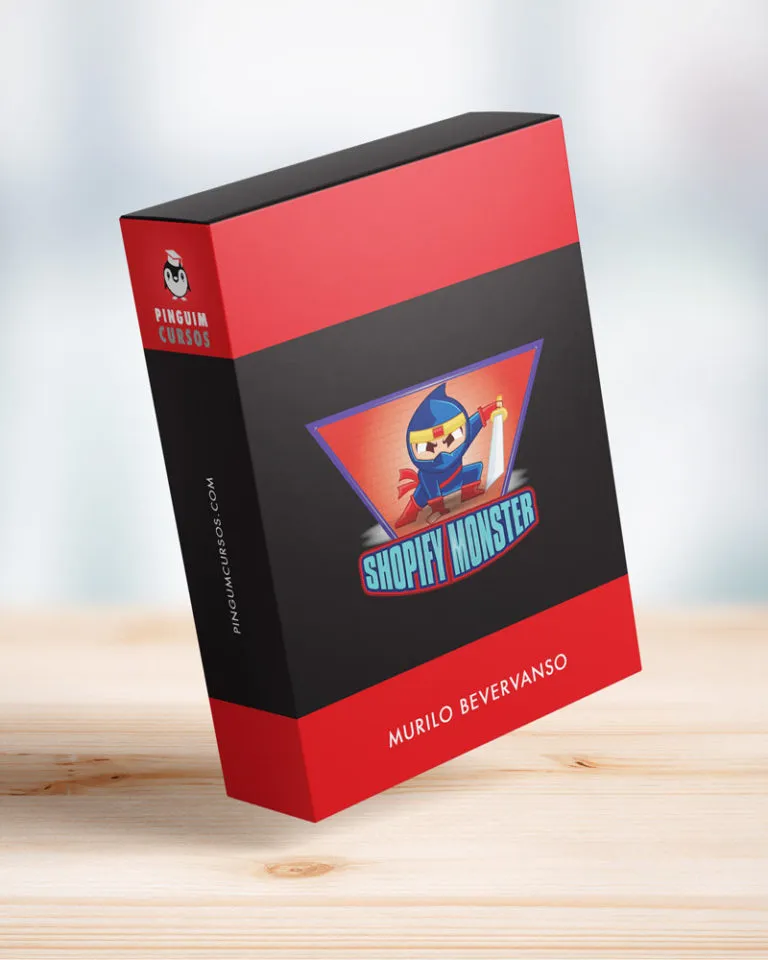 Capa de Shopify Monster: Baixar Curso Completo com Funil de Vendas