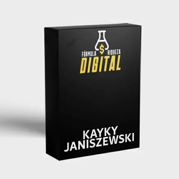 Capa de Fórmula Riqueza Digital: Baixar Curso Kayky Janiszewski