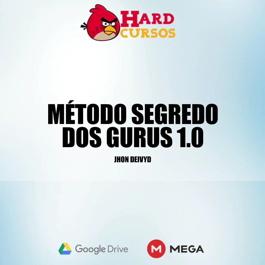 Capa de Método Segredo dos Gurus 1.0: Baixar Jhon Deivyd Completo