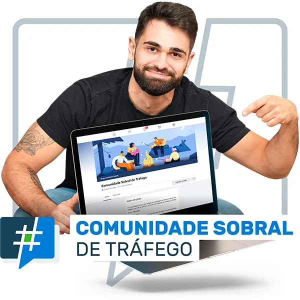 Capa de Comunidade Sobral de Tráfego: Baixar Curso Completo Agora!