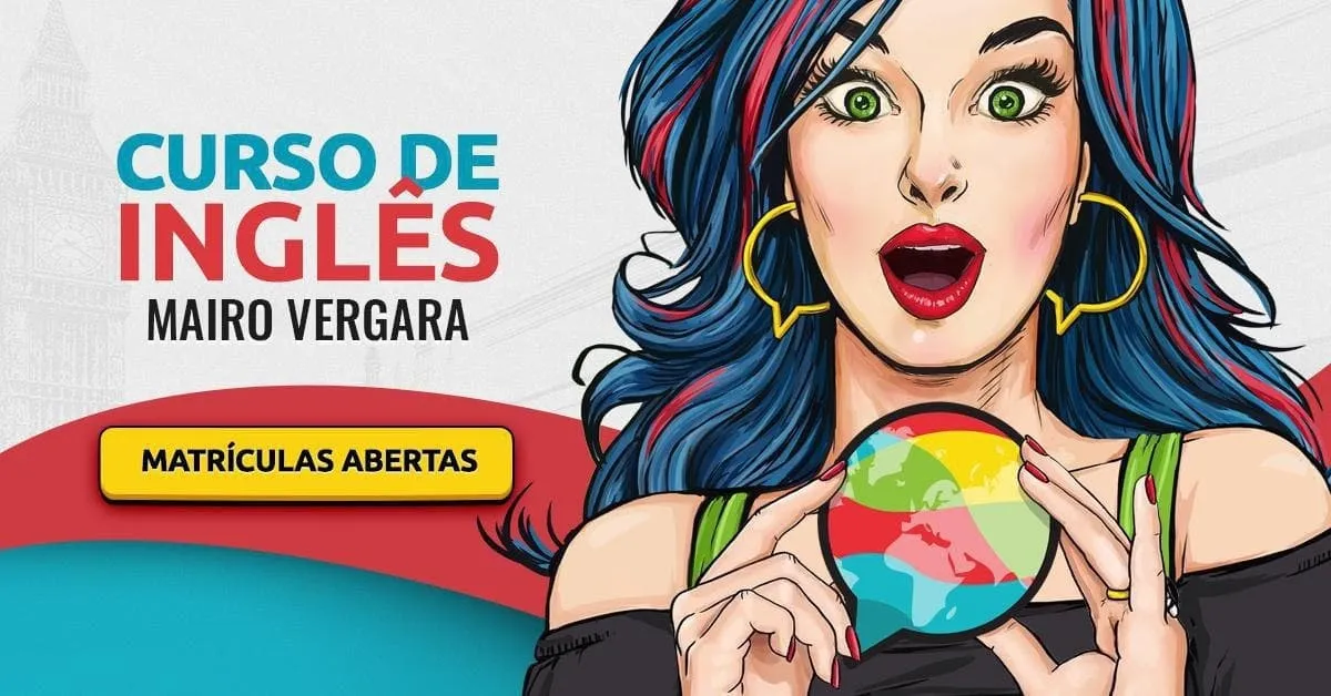 Capa de Curso Inglês 5.0 Mairo Vergara: Baixar Completo (2021)