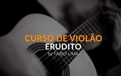 Capa de Fábio Lima: Violão Erudito Download – Curso Completo