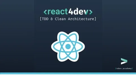 Capa de Baixar Curso ReactJS, Hooks, Recoil, TDD, SOLID – Rodrigo Manguinho