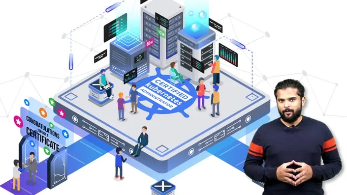 Capa de CKA: Baixe o Curso Definitivo de Kubernetes com Mumshad Mannambeth