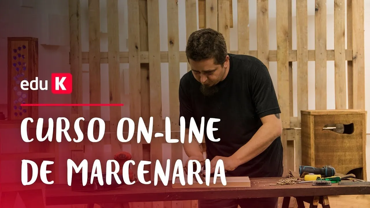 Capa de Baixar Curso Marcenaria Caseira André Caperutto Completo