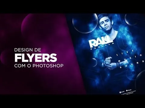 Capa de Design de Flyers Photoshop: Baixe Agora o Curso Completo!