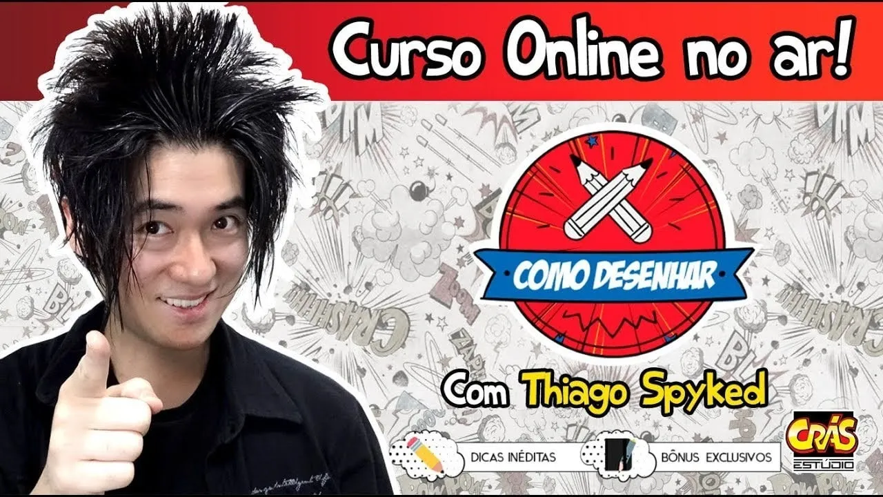 Capa de Baixar Curso Thiago Spyked: Domine o Desenho Digital