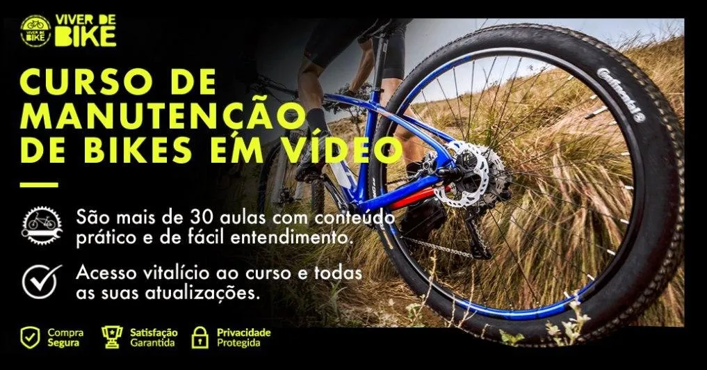 Capa de Viver de Bike: Baixar Curso de Manutenção em Vídeo