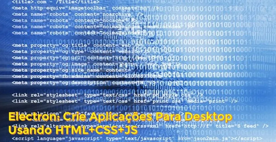 Capa de Electron: Baixe Cursos para Desktop com HTML, CSS e JS