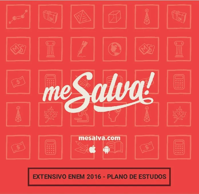 Capa de Baixar Me Salva! ENEM 2016: Conteúdo Completo + Acesso Exclusivo