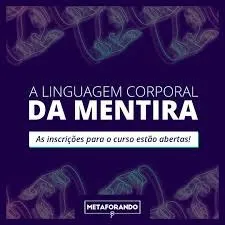 Capa de Curso Linguagem Corporal da Mentira: Download Vitor Santos