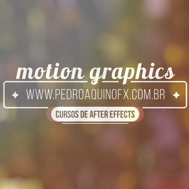 Capa de Baixar Curso Motion Graphics After Effects Pedro Aquino Completo