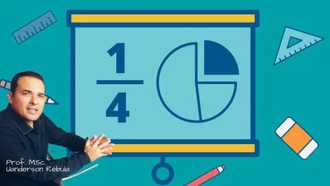 Capa de Matemática: Frações – Download Curso Completo Prof. Uanderson Oliveira