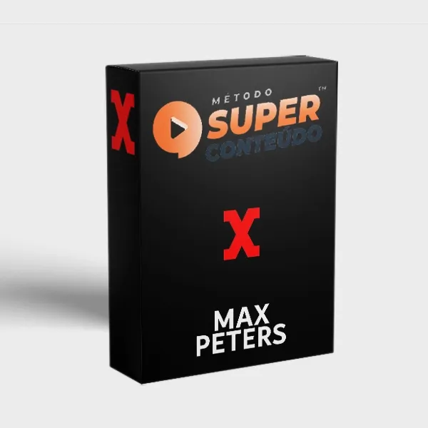Capa de Método Super Conteúdo Max Peters: Baixar Curso Completo Agora!