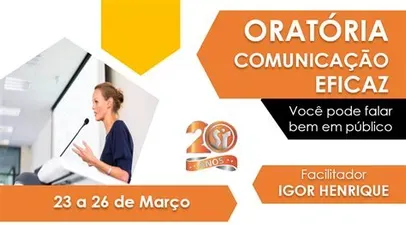 Capa de Baixar Curso Oratória e Comunicação Conquer Online: Download Rápido