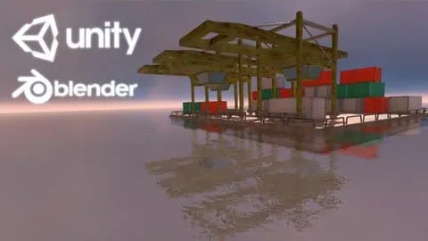 Capa de Unity e Blender: Baixar Curso Completo de Cenários 3D