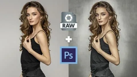 Capa de Retoque Comercial de Retrato: Baixar Curso Completo + Raw+Ps