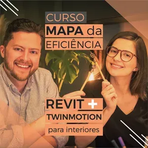 Capa de Baixar Mapa da Eficiência Revit + Twinmotion: Curso Completo