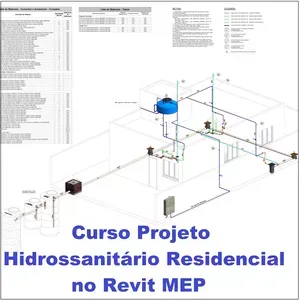 Capa de Baixar Revit MEP: Projeto Hidrossanitário com Dynamo (Willian Alves)