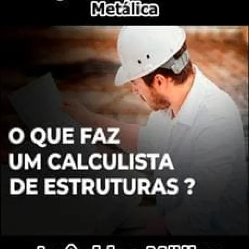 Capa de Calculista Estruturas Metálicas Leonidas Muller: Baixar Curso Completo 2021