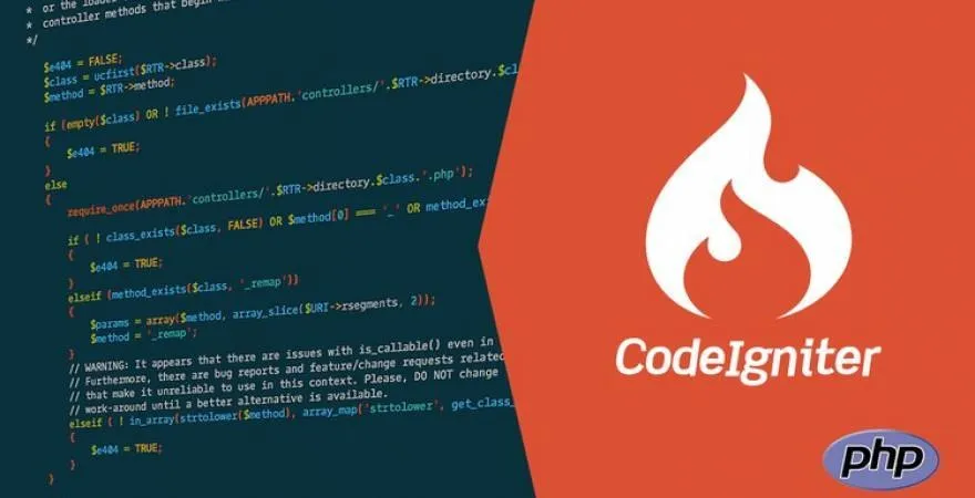 Capa de CodeIgniter Profissional: Baixar Curso Completo PHP 2022