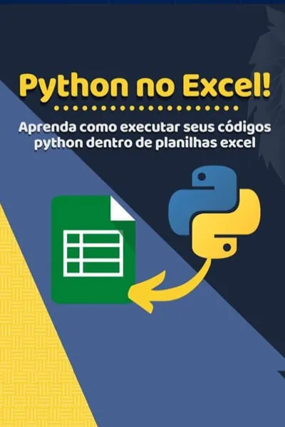 Capa de Python RPA Excel: Baixar Curso de Automação e Planilhas