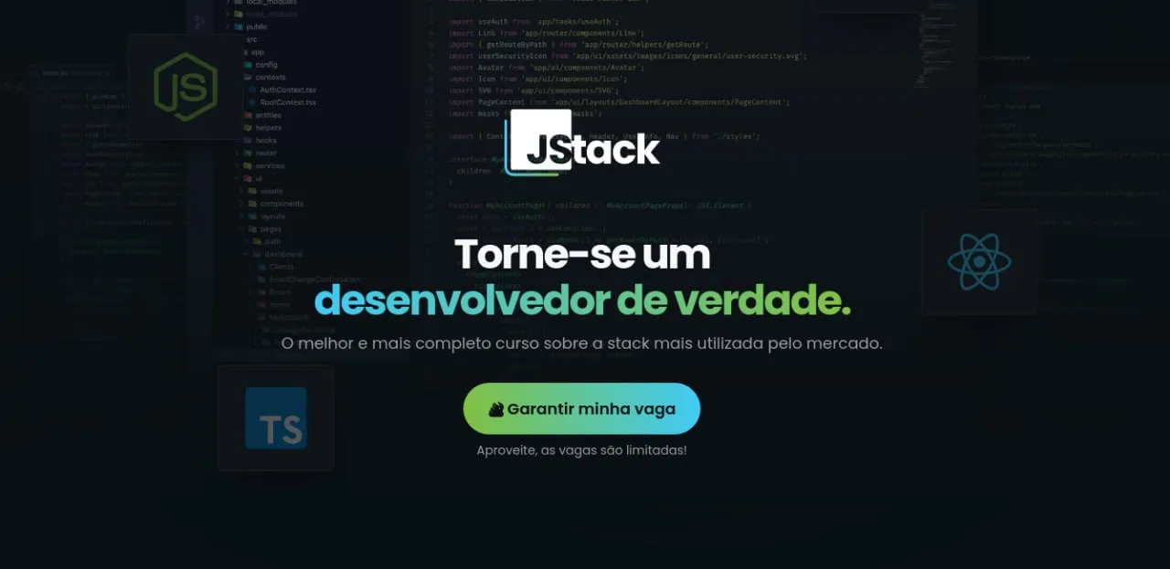 Capa de JStack by Mateus Luiz: Download Completo do Curso Profissionalizante